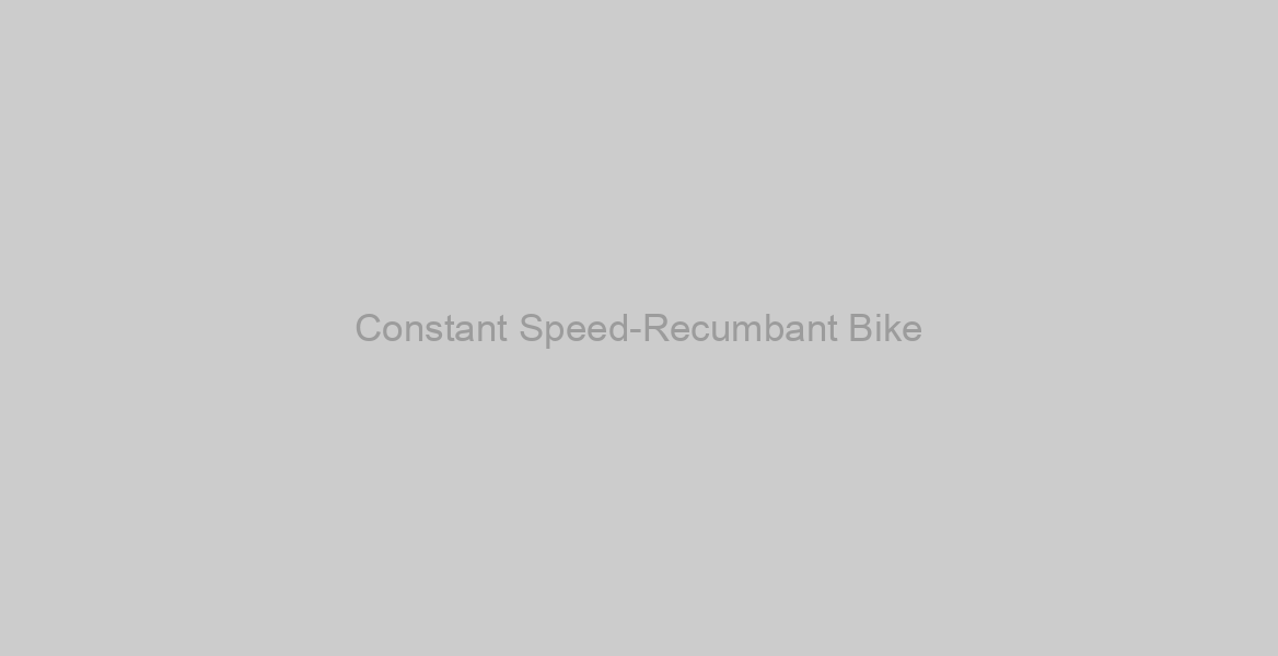 Constant Speed-Recumbant Bike